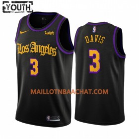 Maillot NBA Los Angeles Lakers Anthony Davis 3 Nike 2019-20 City Creative Swingman - Enfant